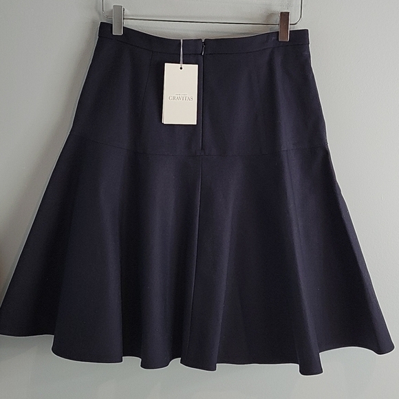 Project Gravitas The Althea Tennis Skirt Navy Blue 8 - Picture 9 of 13